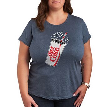 Plus Diet Coke Heart Bubbles Graphic Tee