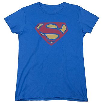 Superman Super Rough Short Sleeve Womens T-shirt