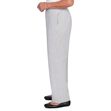 Women's Alfred Dunner Plaid Pull-On Short Length Pants