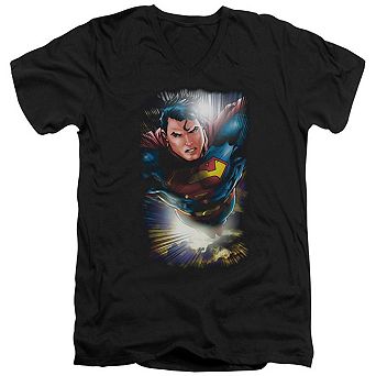 Superman In The Sky Short Sleeve T-shirt