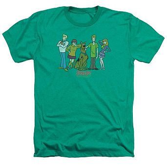 Scooby Doo Scooby Gang Adult Heather T-shirt