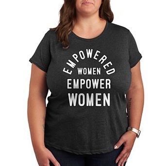 Plus Empowered Women Graphic Tee