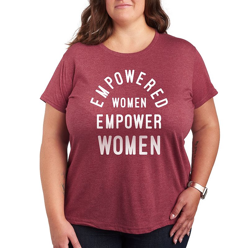 Plus Empowered Women Graphic Tee, Women's,