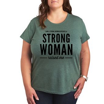 Plus Strong Woman Graphic Tee