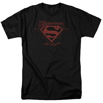 Superman La Short Sleeve Adult T-shirt