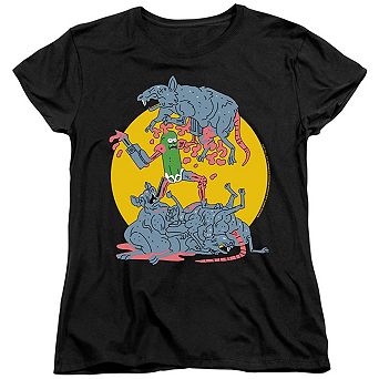 Rick And Morty The Adventures Of Pickle Rick Short Sleeve Women´s T-Shirt