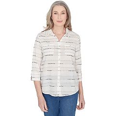 Womens Alfred Dunner Shirts Blouses Tops Clothing Kohl s