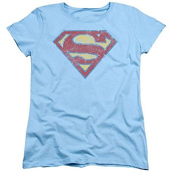 Superman Super S Short Sleeve Womens T-shirt