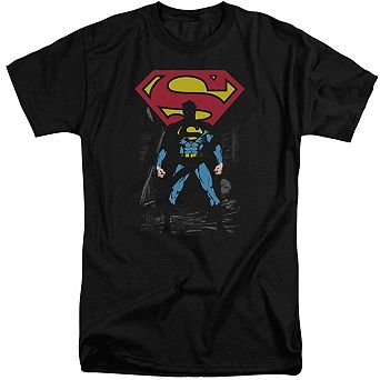 Superman Dark Alley Short Sleeve Adult Tall T-shirt