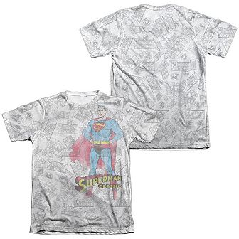Superman Classic Adult 65/35 Poly/cotton Short Sleeve T-shirt