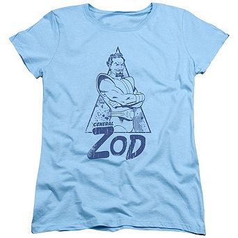 Superman Vintage Zod Short Sleeve Womens T-shirt