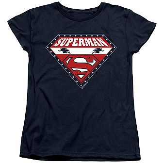 Superman Superman For President Short Sleeve Womens T-shirt