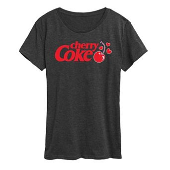 Women's Cherry Coke Heart Cherry Graphic Tee