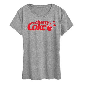 Women's Cherry Coke Heart Cherry Graphic Tee