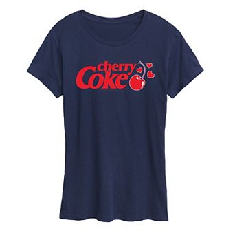 Women's Cherry Coke Heart Cherry Graphic Tee