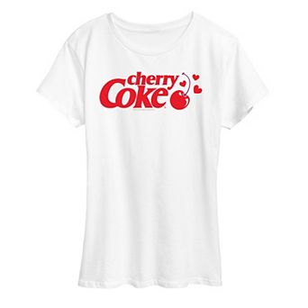 Women's Cherry Coke Heart Cherry Graphic Tee