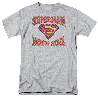 Superman Man Of Steel Jersey Short Sleeve Adult T-shirt
