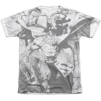 Superman Power Within Adult 65/35 Poly/cotton Short Sleeve T-shirt