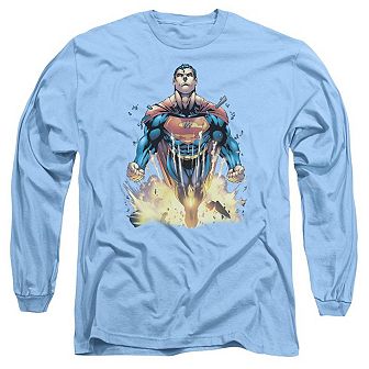 Superman 224 Cover Long Sleeve Adult T-shirt