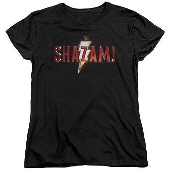 Shazam Movie Shazam Logo Short Sleeve Women´s T-Shirt