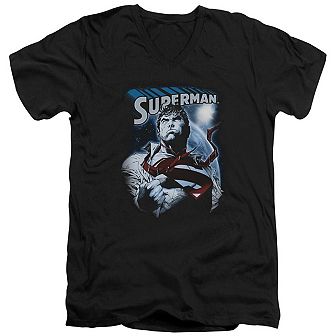 Superman Protect Earth Short Sleeve T-shirt
