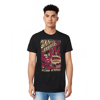 Superman Metropolis Meltdown Short Sleeve Adult T-shirt