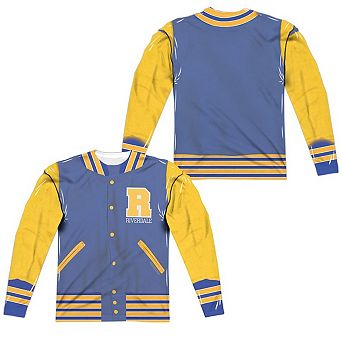 Riverdale Varsity Jacket Long Sleeve Adult Poly Crew T-shirt