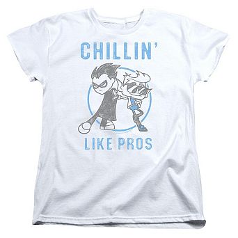 Teen Titans Go Like Pros Short Sleeve Womens T-shirt