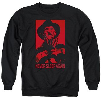 Nightmare On Elm Street Never Sleep Again Adult Crewneck Sweatshirt