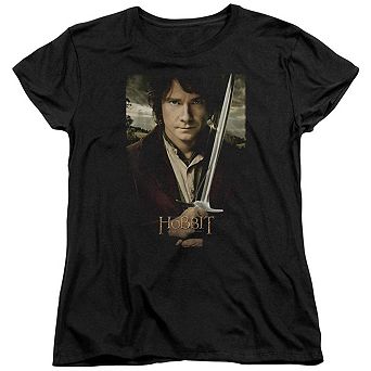 The Hobbit Baggins Poster Short Sleeve Womens T-shirt