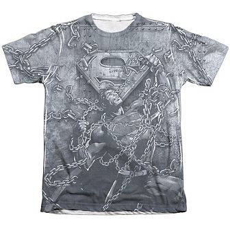 Superman Breaking Free Sleeve T-shirt