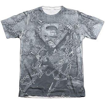 Superman Breaking Free Sleeve T-shirt