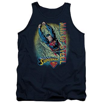 Superman Breakthrough Adult Tank Top