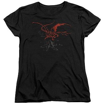 The Hobbit Smaug Short Sleeve Womens T-shirt