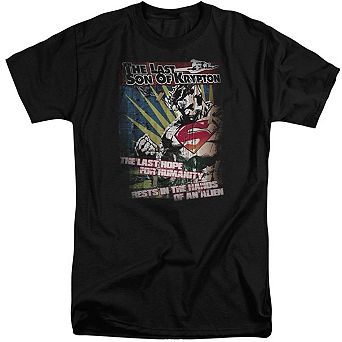 Superman Last Hope Short Sleeve Adult Tall T-shirt