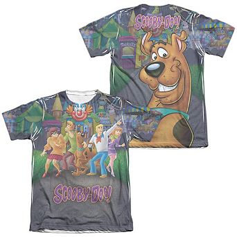 Scooby Doo Amusement Park Sleeve T-shirt