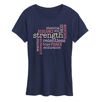 Women's Empowering Words Graphic Tee