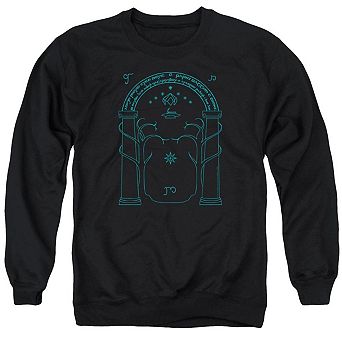 Lord Of The Rings Doors Of Durin Adult Crewneck Sweatshirt