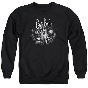 Corpse Bride Bride To Be Adult Crewneck Sweatshirt
