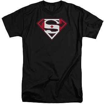 Superman Canadian Shield Short Sleeve Adult Tall T-shirt