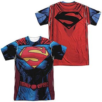 Superman New 52 Superman Short Sleeve Adult Poly Crew T-shirt