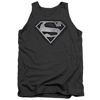 Superman Duct Tape Shield Adult Tank Top