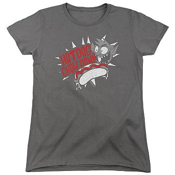 Teen Titans Go Hot Dog Short Sleeve Womens T-shirt
