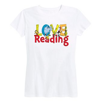Women's Dr. Seuss Love Reading Graphic Tee