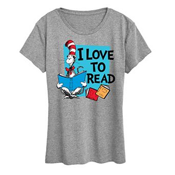 Women's Dr. Seuss I Love To Read Graphic Tee