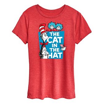 Women's Dr. Seuss Cat In The Hat Graphic Tee