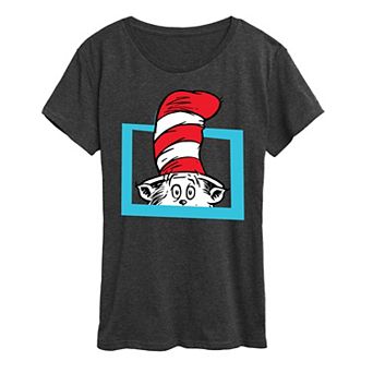 Women's Dr. Seuss Cat In Box Graphic Tee