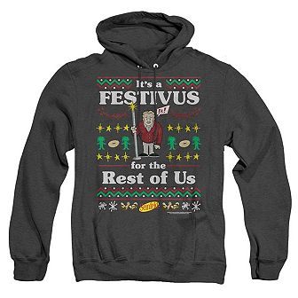Seinfeld Festive Festivus Adult Heather Hoodie