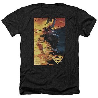 Superman Fireproof Adult Heather T-shirt