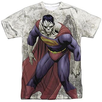 Superman Bizarro Sub Short Sleeve Adult Poly Crew T-shirt